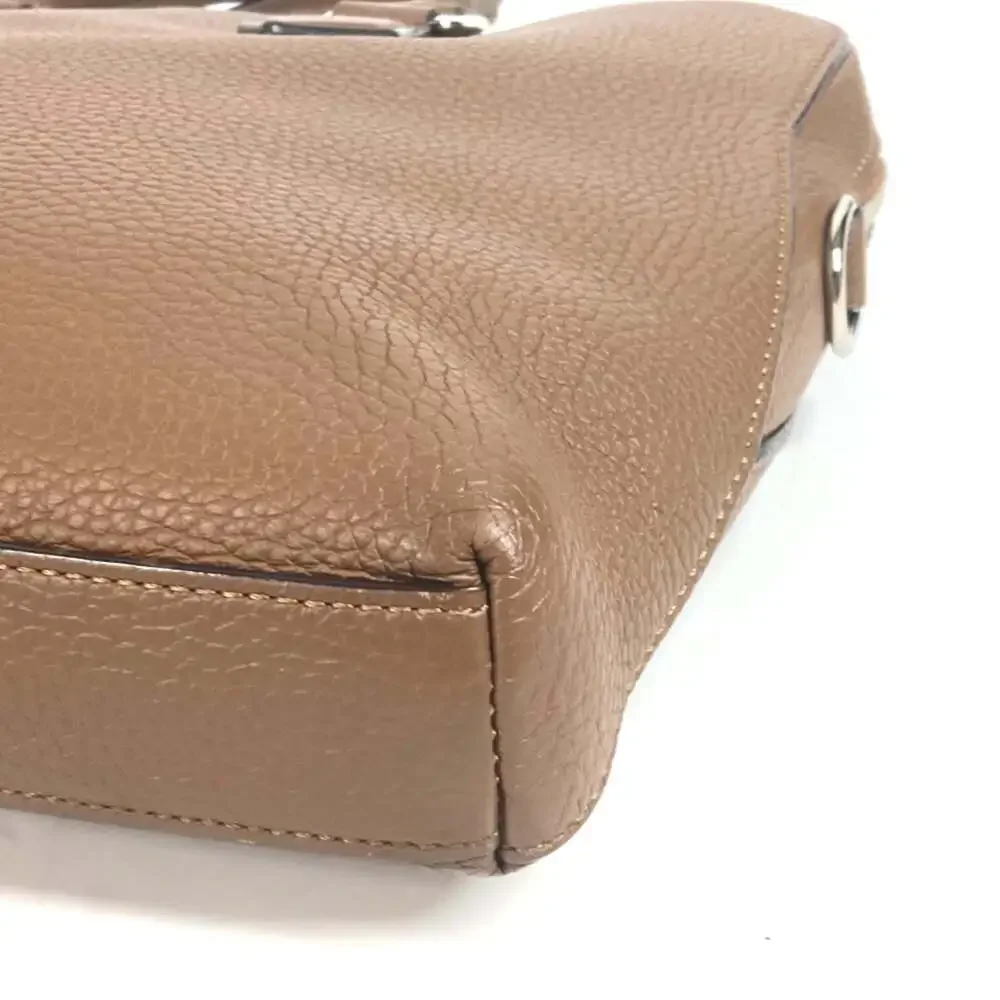 LOUIS VUITTON Brown Leather Tote Bag